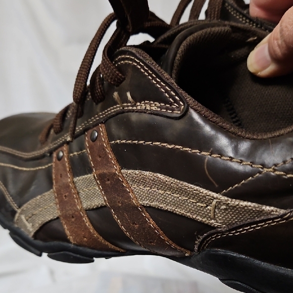 Skechers Men's Size 12 Blake Relaxed Step Brown Leather Casual Work Shoes 63385 - Picture 14 of 16